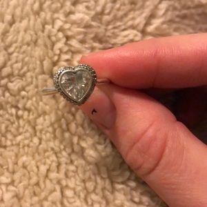 heart pandora ring